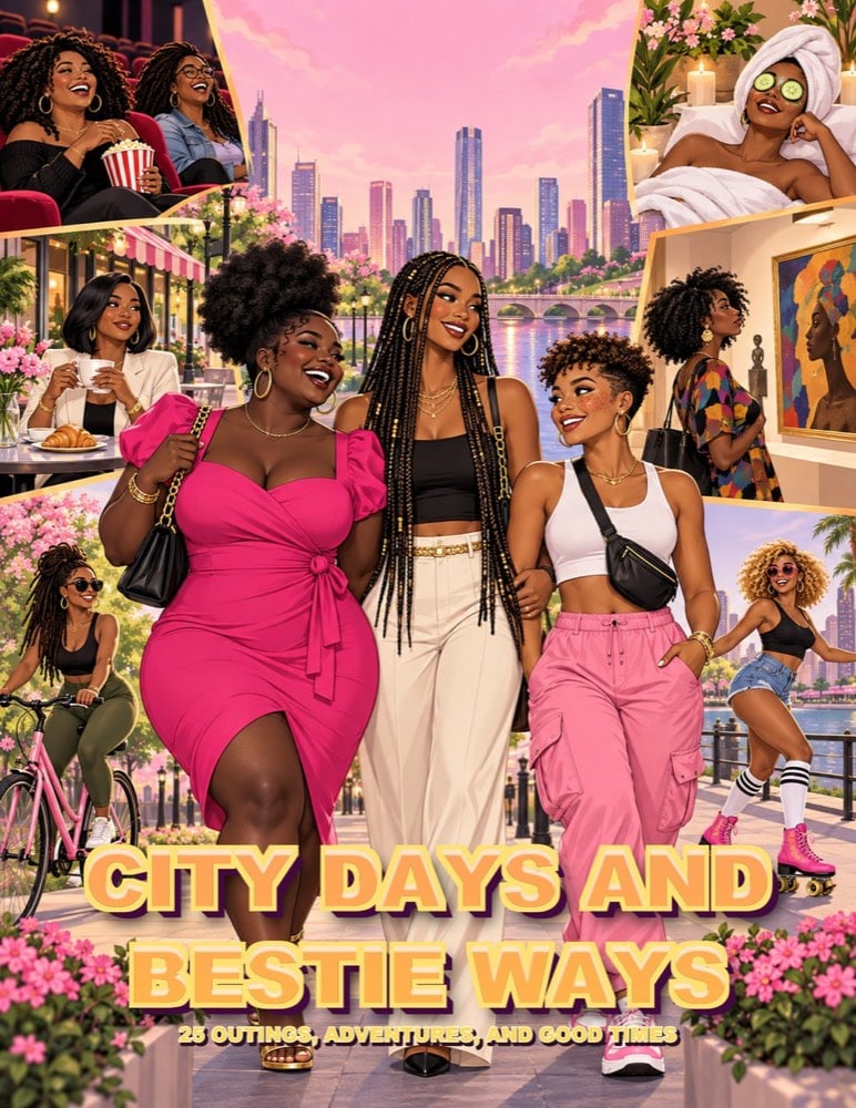 City Days and Bestie Ways Coloring Book cover