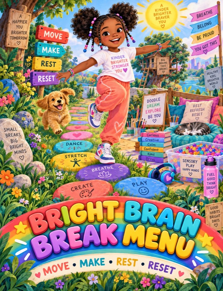 Bright Brain Break Menu cover