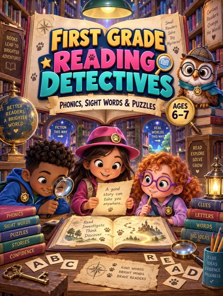 First Grade Reading Detectives cover