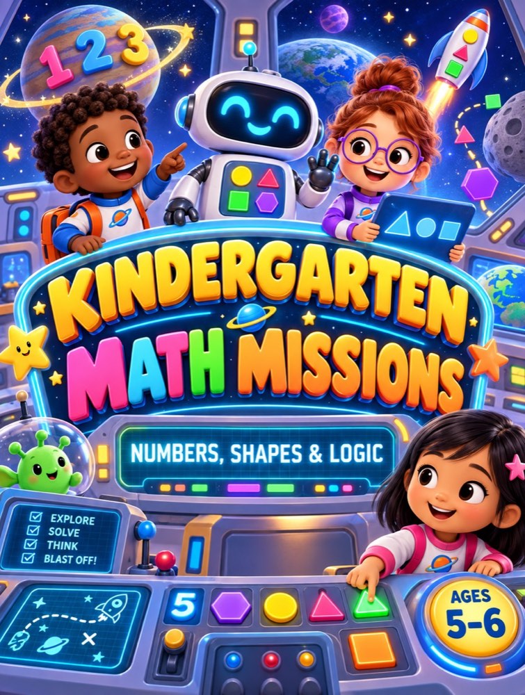 Kindergarten Math Missions cover