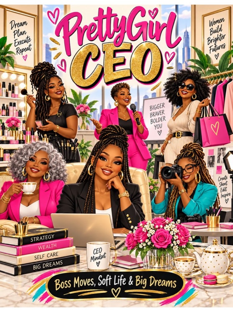 PrettyGirl CEO Digital Coloring Book cover